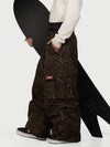 Funktionelle Herren-Streetwear-Cargohose mit Gürtel und mehreren Taschen, Baggy-Schneehose