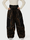 Wild Motion Damen-Schneehose mit mehreren Taschen, reflektierendem Farbblock-Design und extraweitem Sitz