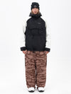 Freestyle-Mountain-Camo-Schneeanzug für Herren – Bomberjacke & Baggy-Hose-Set
