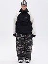 Freestyle-Skianzug für Damen im Bergtarn-Look – Bomberjacke & Baggy-Hose-Set