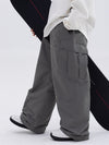 Herren-Skihose mit doppeltem Knieausschnitt, Freestyle-Stil, Baggy-Design