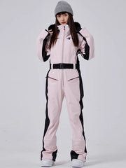 Alpine Eleganz Skioverall für Damen mit Kunstpelz