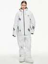 Damen-Schneeanzug „Arctic Queen Snowflake Princess Fantasy“ mit Latzhose