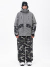 Chillform Herren-Schneeanzug mit reflektierendem Tarnmuster – Glow Trail Jacke mit Baggy-Schneehose (Set)