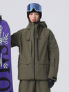 Searipe Unisex Allwetter-Berg- und Backcountry-Schneejacke für Damen