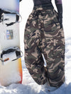 Damen-Snowboardhose Rabbit Snow Freestyle Prime Baggy Camo