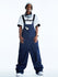 RenChill Mountain Beast Denim Baggy Snow Bibs für Herren