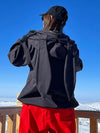 RenChill Unisex Hasen-Kapuzenpullover mit weitem Sitz und Schneemotiv – Verzierung mit langen Ohren