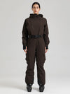 Gsou Snow Alpine Luxe Slim Fit Ganzkörper-Skioverall für Damen