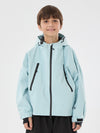 Jungen Schneejacke mit Hasenohren, wasserdicht, wärmend, mit Kapuze, wasserdicht, Thermo-Schneejacke