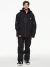 Herren-Backcountry-Bergwindjacke, Thermo-Schneeanzug mit Latzhose