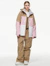 Arctic Queen Mountain Windbreaker Thermo-Schneeanzug für Damen mit Latzhose