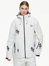 Arctic Queen Schneeflocken-Prinzessinnen-Fantasy-Schneejacke für Damen