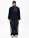 Herren-Pullover aus Kunst-Sherpa-Fleece für die Berge & stylische reflektierende Cargo-Schneehose
