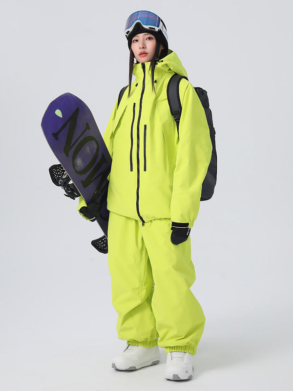 Searipe Unisex Strapazierfähiger Mountain Rider All-Terrain Baggy Schneeanzug für Damen und Herren