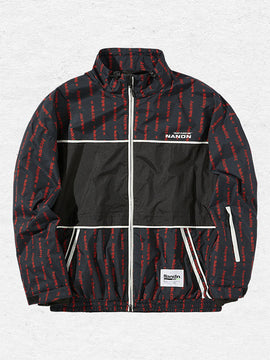 Herren-Snowboardjacke mit Nandn-Print