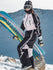 John Snow Nordic Chic Damen-Schneeanzug mit hohem Bund und Latzhose