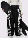 Wild Motion Damen-Schneehose mit reflektierendem Farbblock-Design und extra weitem Schnitt