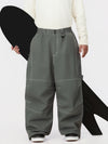 UrbanCraft Herren-Arbeits-Schneehose im Baggy-Stil mit verbesserter Kniebeweglichkeit