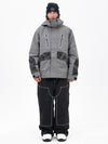Chillform Herren-Schneeanzug mit reflektierendem Tarnmuster – Glow Trail Jacke mit Freerider Baggy Schneehose