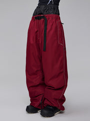 Damen Mountain Freerider Freestyle Snowboard Denim Jeans Baggy Snow Pants