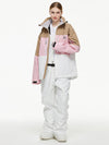 Arctic Queen Mountain Windbreaker Thermo-Schneeanzug für Damen mit Latzhose