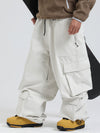 Gsou Snow Alpine Cruiser Fleece Oversize Baggy Snowboardhose für Herren