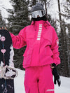 John Snow Damen-Schneeanzug im urbanen Swag-Stil, lässig und weit geschnitten