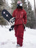 John Snow Damen-Skianzug im Urban Edge Streetwear-Stil, locker geschnitten
