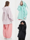 Doorek Unisex Niedlicher Hasen-Schnee-Hoodie - Lange Ohren-Verzierung