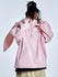 RenChill Unisex Hasen-Kapuzenpullover mit weitem Sitz und Schneemotiv – Verzierung mit langen Ohren