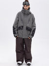 Chillform Damen-Schneeanzug mit reflektierendem Tarnmuster – Glow Trail Jacke mit Baggy-Schneehose (Set)