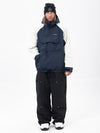 Freestyle-Mountain-Camo-Schneeanzug für Herren – Bomberjacke & Baggy-Hose-Set