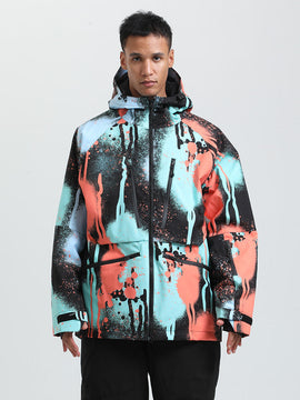 Gsou Snow Herren Langlebige Berg- und Allzweck-Berg- und Schneejacke