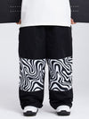 Herren Allwetter-Cargo-Schneehose mit reflektierendem, stylischem Grafikmuster