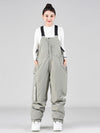 Damen-Winter-Snowboardhose mit Trägern