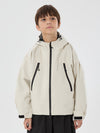 Jungen Schneejacke mit Hasenohren, wasserdicht, wärmend, mit Kapuze, wasserdicht, Thermo-Schneejacke