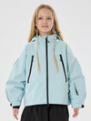 Mädchen Schneejacke mit Hasenohren, wasserdicht, wärmend, mit Kapuze, wasserdicht, Thermo-Schneejacke