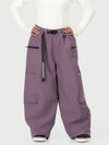 Techline Damen-Skihose mit strapazierfähigem Stretch-Cargo-Design – Baggy Freestyle Passform