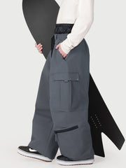 Techline Utility Cargo-Schneehose für Herren, inspiriert von Arbeitskleidung – Baggy Freestyle-Passform