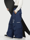 Camden Punk Rivet Street Utility Cargo-Schneehose für Herren – Baggy Freestyle Passform