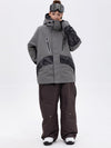 Chillform Damen-Schneeanzug mit reflektierendem Tarnmuster – Glow Trail Jacke mit Baggy-Schneehose (Set)