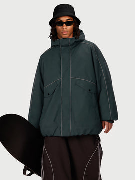 UrbanCraft Herren-Schneejacke mit reflektierenden Elementen – Workwear Street Fit