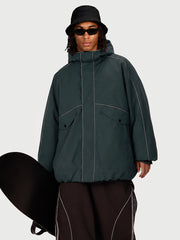 UrbanCraft Herren-Schneejacke mit reflektierenden Elementen – Workwear Street Fit
