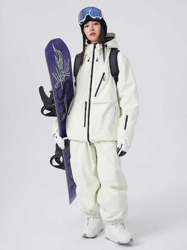 Searipe Unisex Strapazierfähiger Mountain Rider Allwetter-Schneeanzug für Damen und Herren