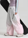 Gsou Snow Damen Strapazierfähige Urban Vibe All Function Baggy Schneehose