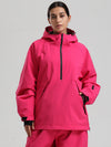 Gsou Snow Damen-Snowboardjacke im urbanen Stil, Pullover-Anorak, Snowboardjacke