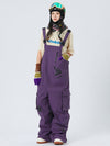 Nandn SnowSlope Baggy wasserdichte Snowboard-Latzhose für Damen