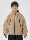 Jungen Schneejacke mit Hasenohren, wasserdicht, wärmend, mit Kapuze, wasserdicht, Thermo-Schneejacke