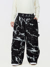 UrbanCraft Herren-Arbeits-Schneehose im Baggy-Stil mit verbesserter Kniebeweglichkeit